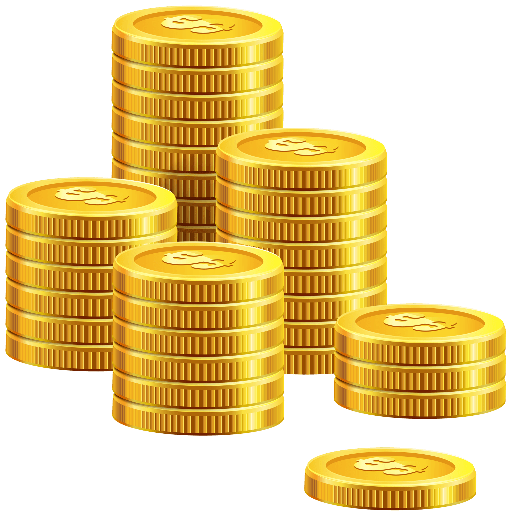 Gold coins pile - 1st Prize